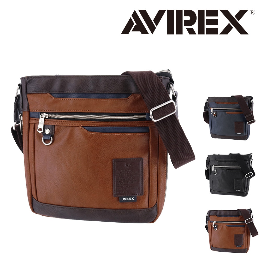 アヴィレックス AVIREX ショルダーバッグ スチュアート STUART ax5007 3.キャメル -45x73 メンズ
