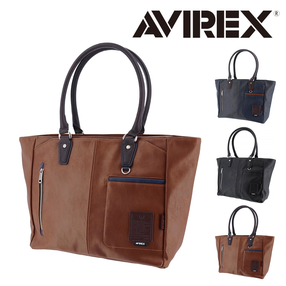 アヴィレックス AVIREX トートバッグ スチュアート STUART ax5009 3.キャメル -45x73 メンズ