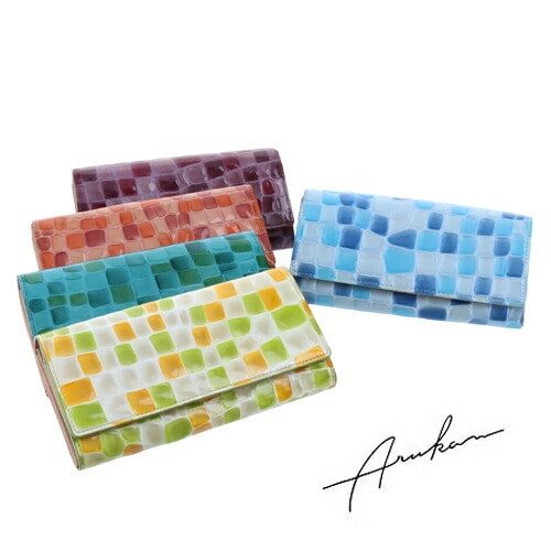 アルカン ARUKAN 長財布 メテオール 1223605 (1218608) 32x49 1.ピンク系 レディース