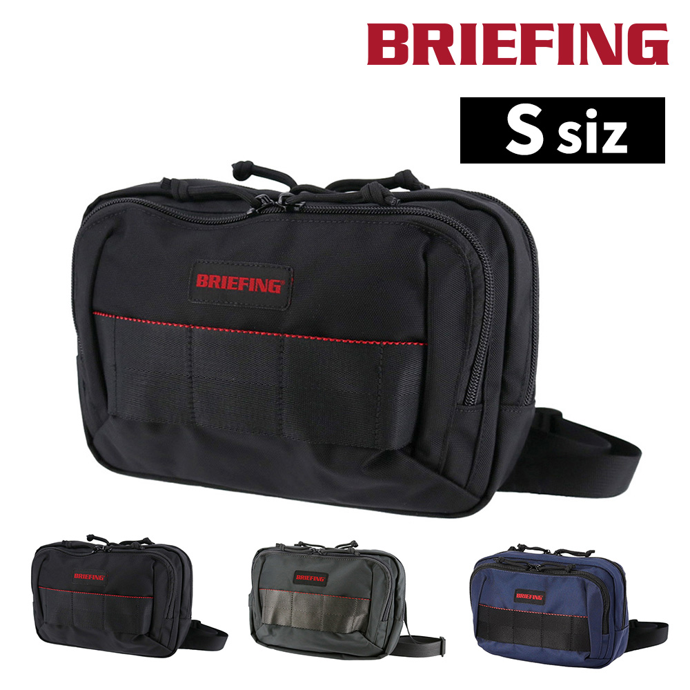 ブリーフィング ボディバッグ ワンショルダーバッグ BRIEFING BSボックスショルダーS AG BRA241L40 1.ブラック -10x010