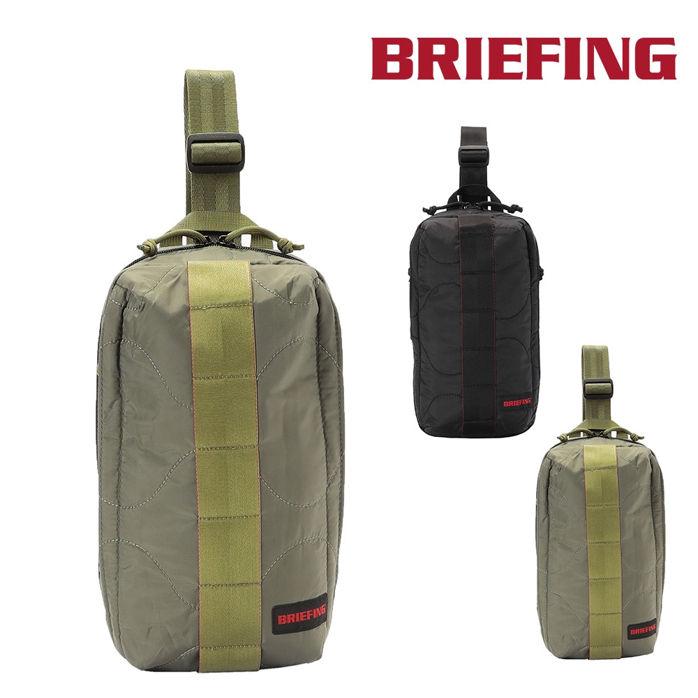 ブリーフィング バッグ ボディバッグ 斜めがけ BRIEFING ジャンプ キルテッドスリングウォーカー B6サイズ BRA253L63 メンズ レディース 送料無料 誕生日プレゼント ギフト ラッピング無料 【正規代理店】 2.オリーブ -067