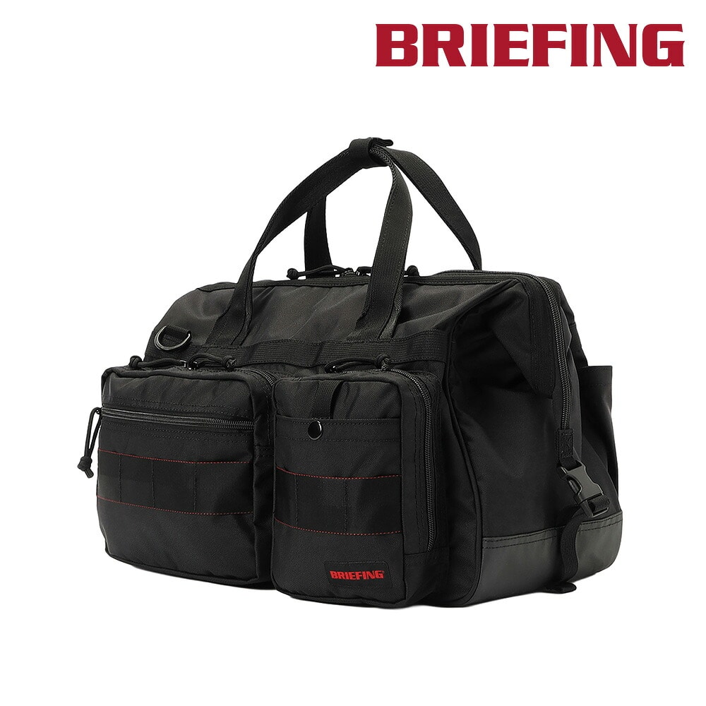 ブリーフィング バッグ ボストンバッグ A4対応 PC対応 撥水 大容量 BRIEFING ワイドツールボストン Mサイズ BRA253N07 メンズ ブラック -010