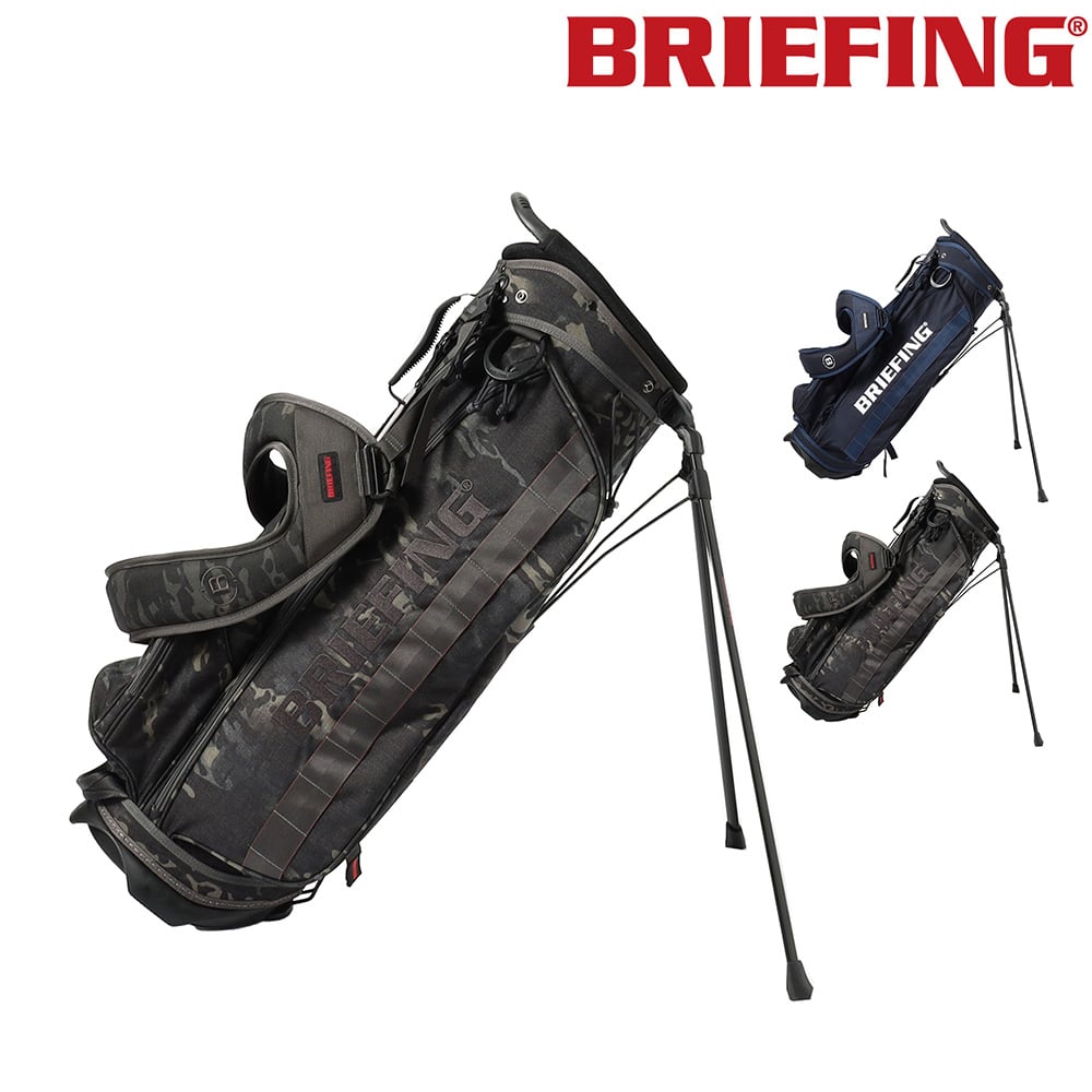 ブリーフィング BRIEFING ゴルフ キャディバッグ CR-4 03 1000D シーアール4 1000D BRG231D08 1.マルチカモブラック -71x110 メンズ レディース
