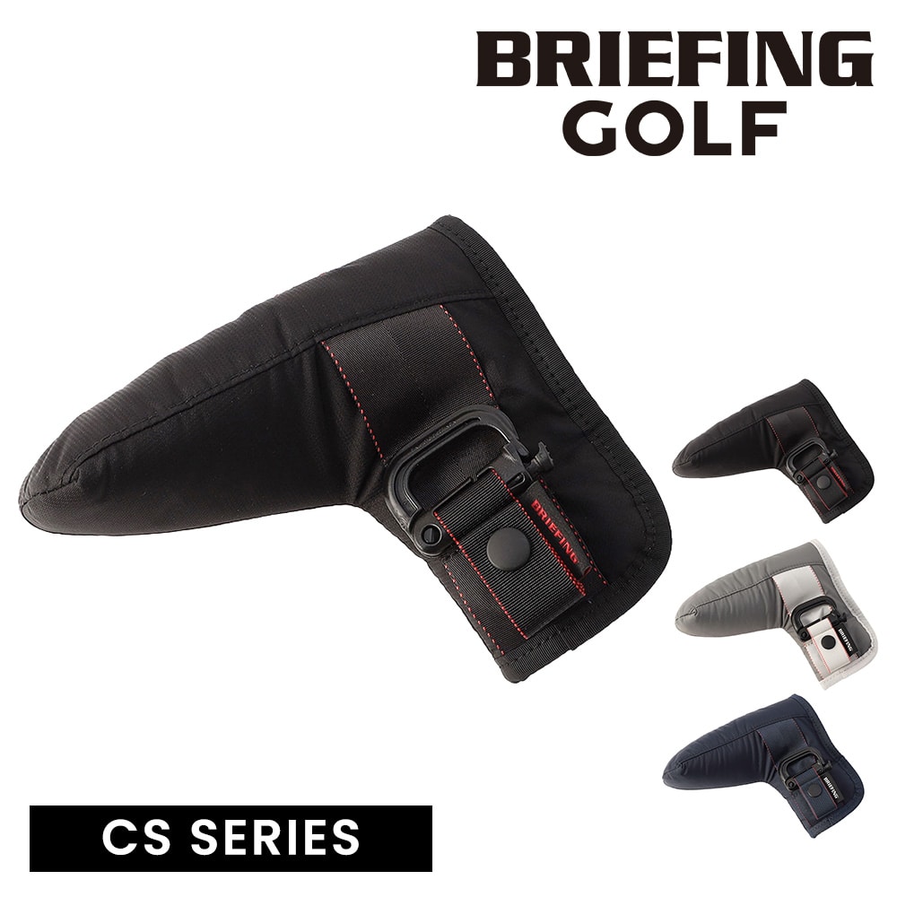 ブリーフィング ゴルフ パターカバー ヘッドカバー ピン型 パター用 BRIEFING COMMON SENSE BRG251G07 1.ブラック -010