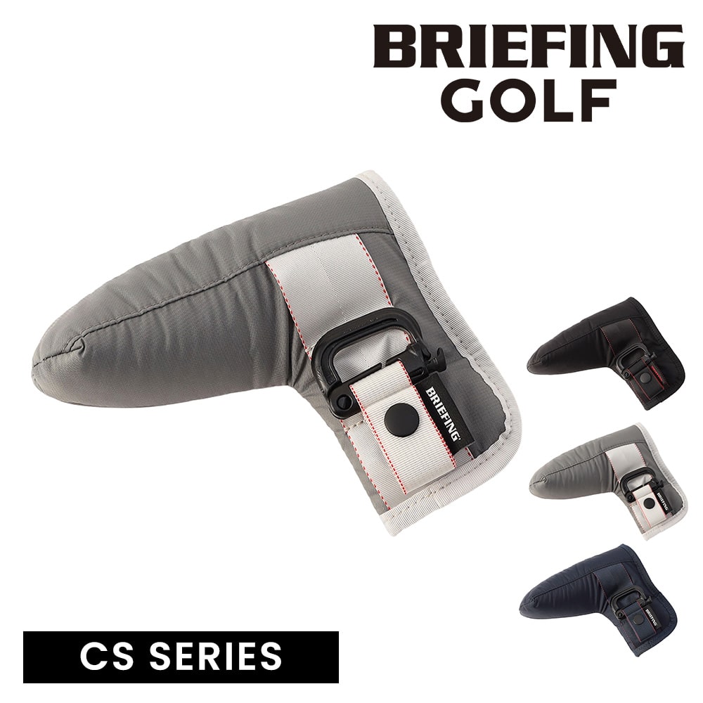 ブリーフィング ゴルフ パターカバー ヘッドカバー ピン型 パター用 BRIEFING COMMON SENSE BRG251G07 2.ライトグレー -015