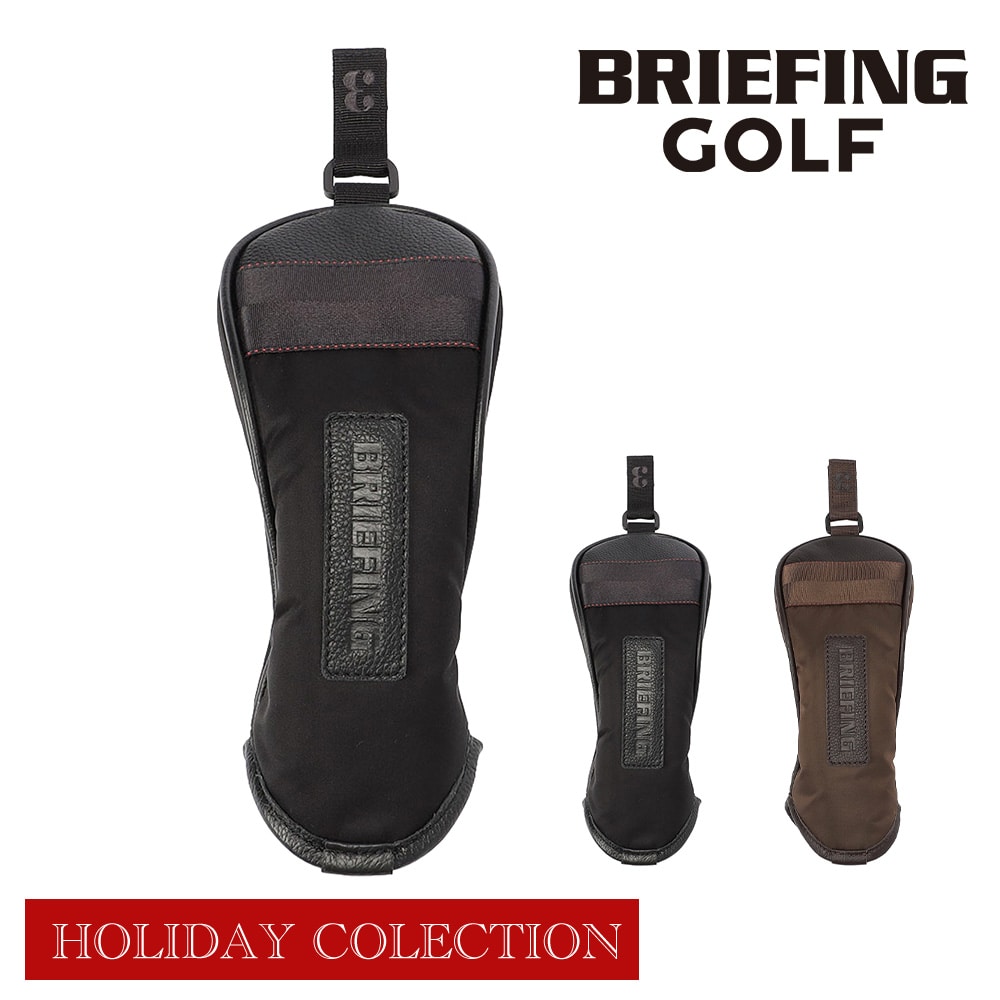 ブリーフィング ゴルフ ヘッドカバー ユーティリティ ゴルフクラブ BRIEFING ギア ユーティリティカバー LC ホリデー BRG253G44 メンズ レディース 送料無料 誕生日プレゼント ギフト ラッピング無料 【正規代理店】 1.ブラック -010