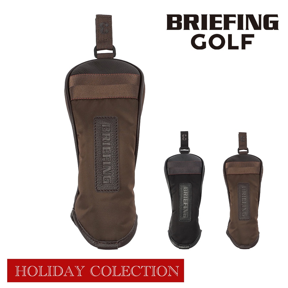 ブリーフィング ゴルフ ヘッドカバー ユーティリティ ゴルフクラブ BRIEFING ギア ユーティリティカバー LC ホリデー BRG253G44 メンズ レディース 送料無料 誕生日プレゼント ギフト ラッピング無料 【正規代理店】 2.ブラウン -023