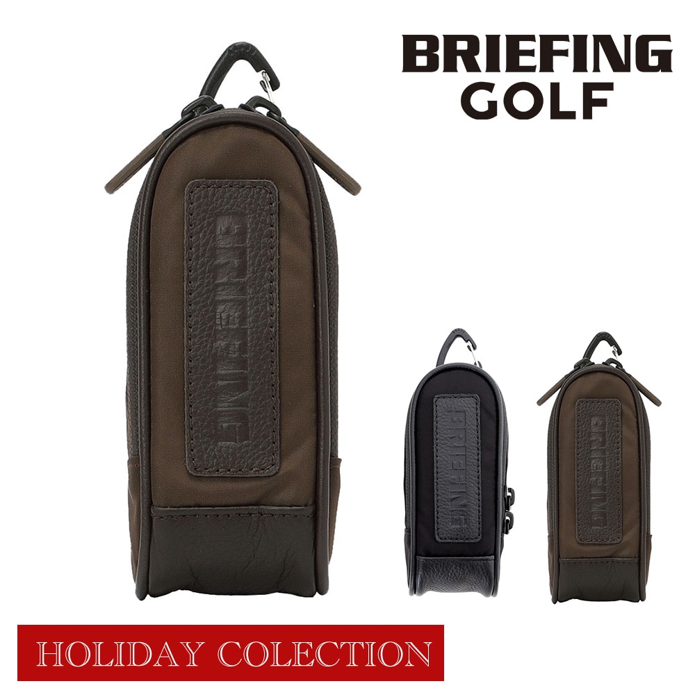 ブリーフィング ゴルフ ボールケース ボール入れ ゴルフボール BRIEFING ギア ボールポーチ LC ホリデー BRG253G48 メンズ レディース 送料無料 誕生日プレゼント ギフト ラッピング無料 【正規代理店】 2.ブラウン -023