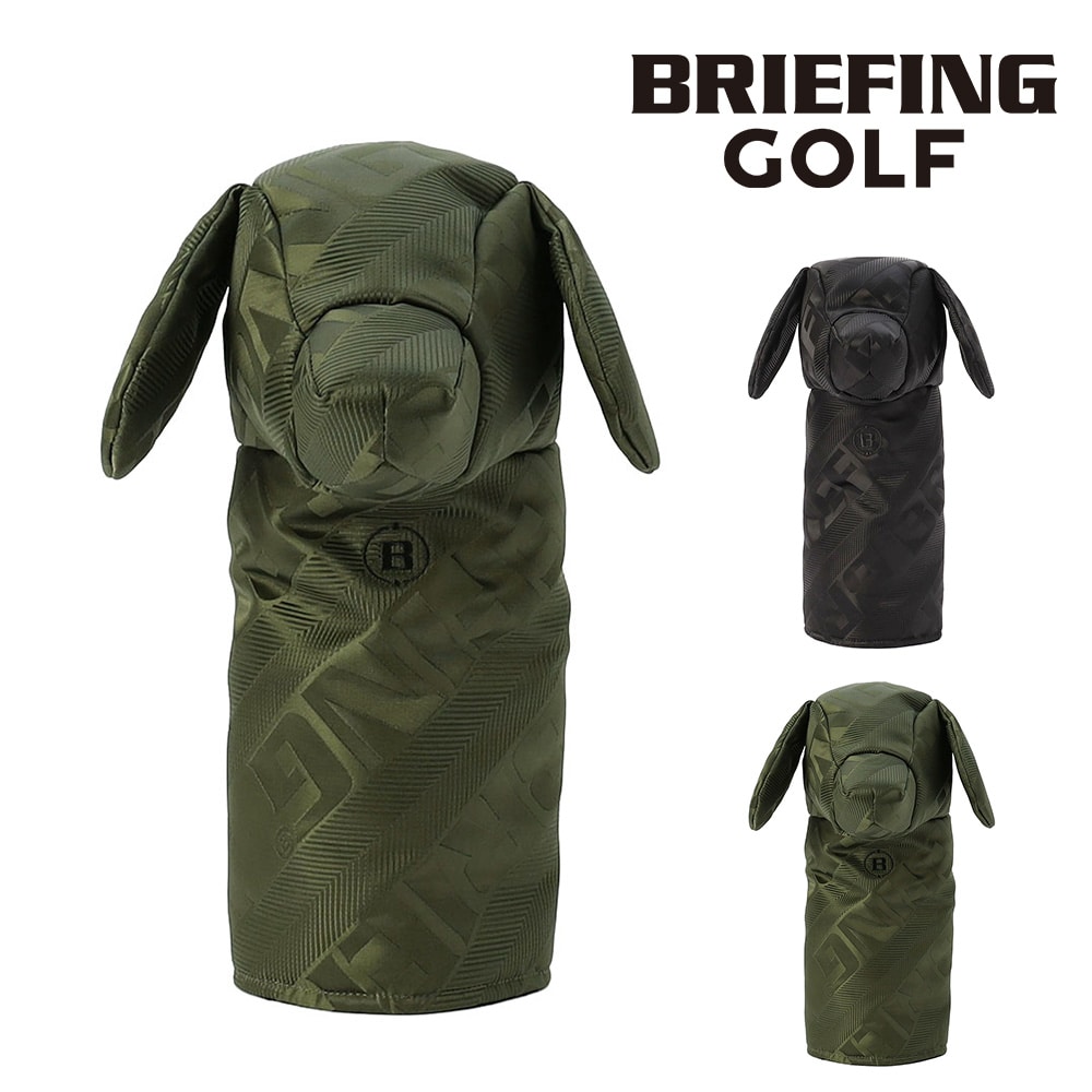ブリーフィング ゴルフ ヘッドカバー ドライバー ゴルフクラブ BRIEFING ギア グッズ ドギードライバーカバー リモンタJQ BRG253G50 メンズ レディース 送料無料 誕生日プレゼント ギフト ラッピング無料 【正規代理店】 2.オリーブ -067