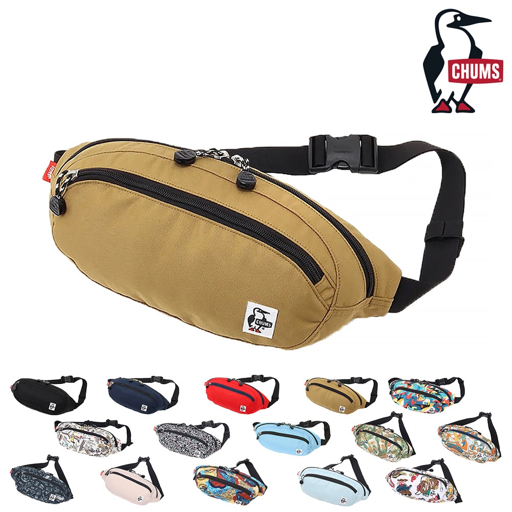 チャムス CHUMS ウエストバッグ Recycle Small Oval Waist Pack リサイクルスモールオーバルウエストパック ch60-3688 4.ブラウン -99x603688b005 メンズ レディース メンズ レディース