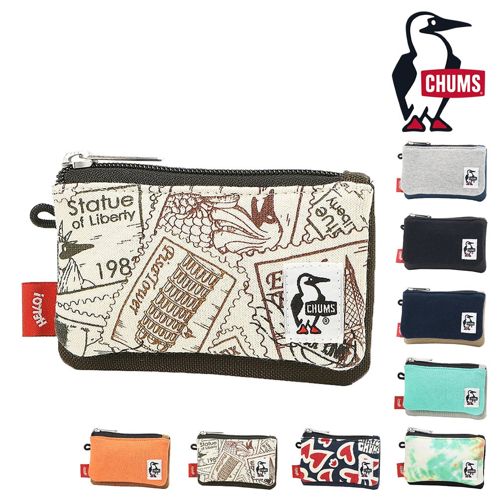 チャムス コインケース カードケース 小銭入れ キーコインケース カードコインケーススウェットナイロン CH60-3456 メンズ レディース キッズ 誕生日プレゼント ギフト ラッピング無料 【正規代理店】 6.キッテ -603456z356