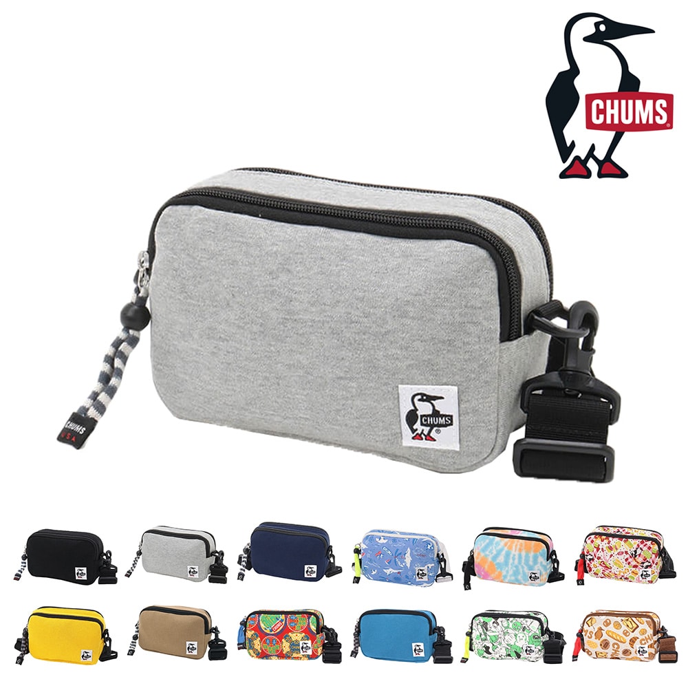 チャムス CHUMS ショルダーバッグ Rectangle Shoulder Sweat レクタングルショルダースウェット CH60-3461 2.ヘザーグレー -99x603461g005 メンズ レディース