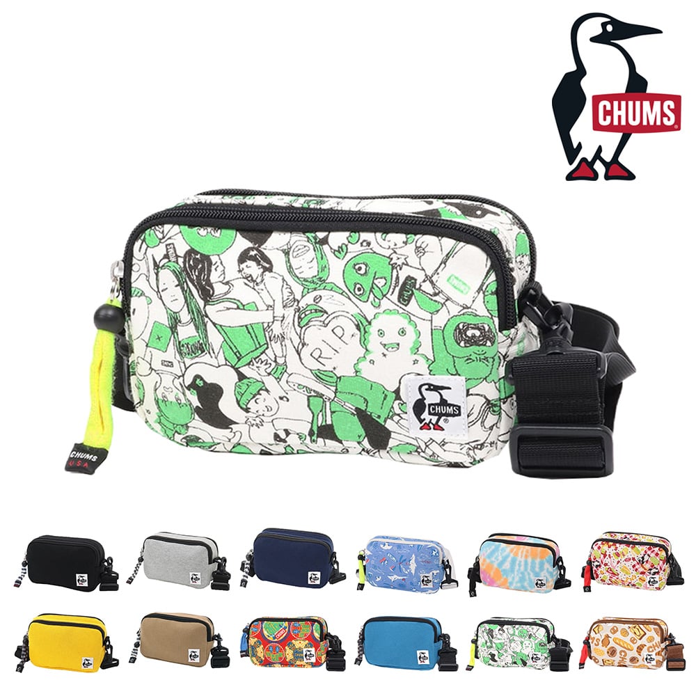 チャムス CHUMS ショルダーバッグ Rectangle Shoulder Sweat レクタングルショルダースウェット CH60-3461 11.エモーション -99x603461z294 メンズ レディース