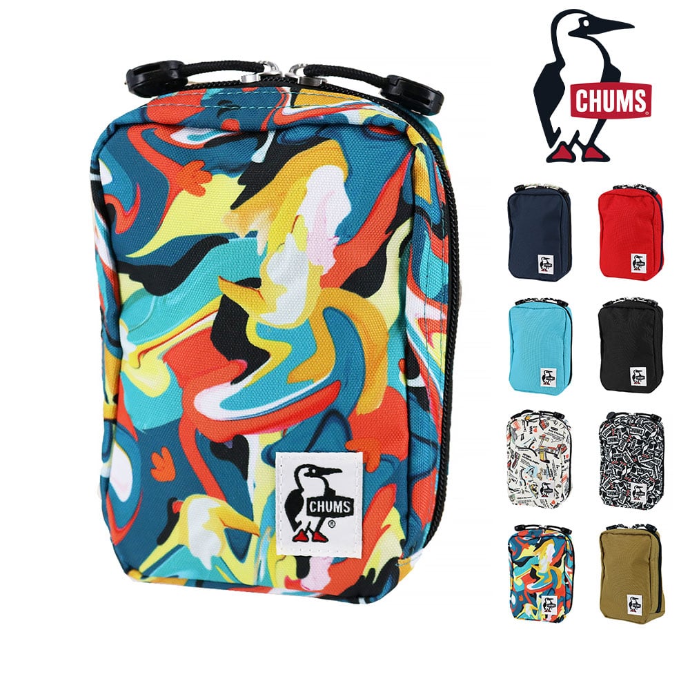 チャムス CHUMS マルチポーチ Recycle Standing Pouch リサイクル スタンディングポーチ ch60-3469 5.マーブル -99x603469z307 メンズ レディース