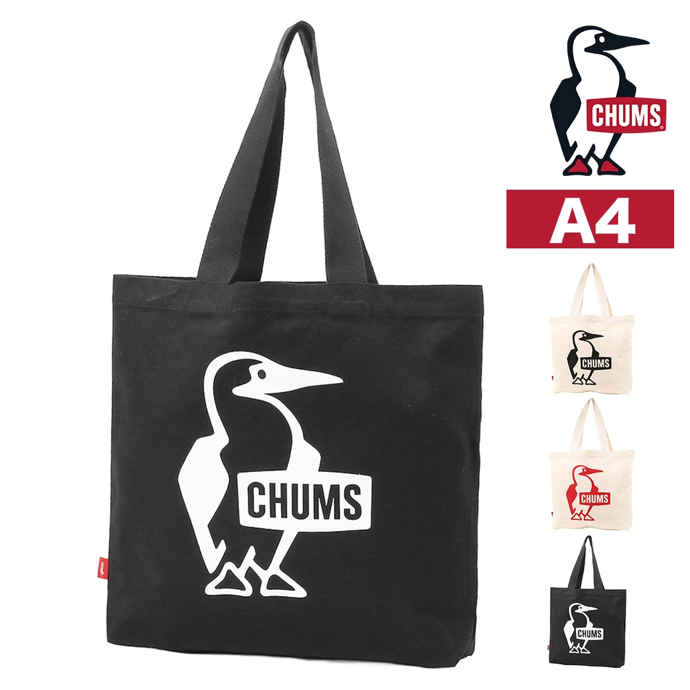 チャムス トートバッグ CHUMS ブービーキャンバストート CH60-3495 3.ブラックxホワイト -603495k071