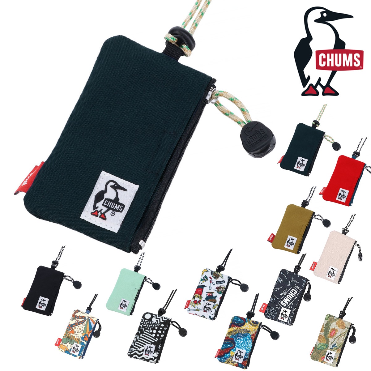 チャムス CHUMS コインケース Recycle Coin Holder リサイクルコインホルダー ch60-3565 2.ネイビー -99x603565n001 メンズ レディース