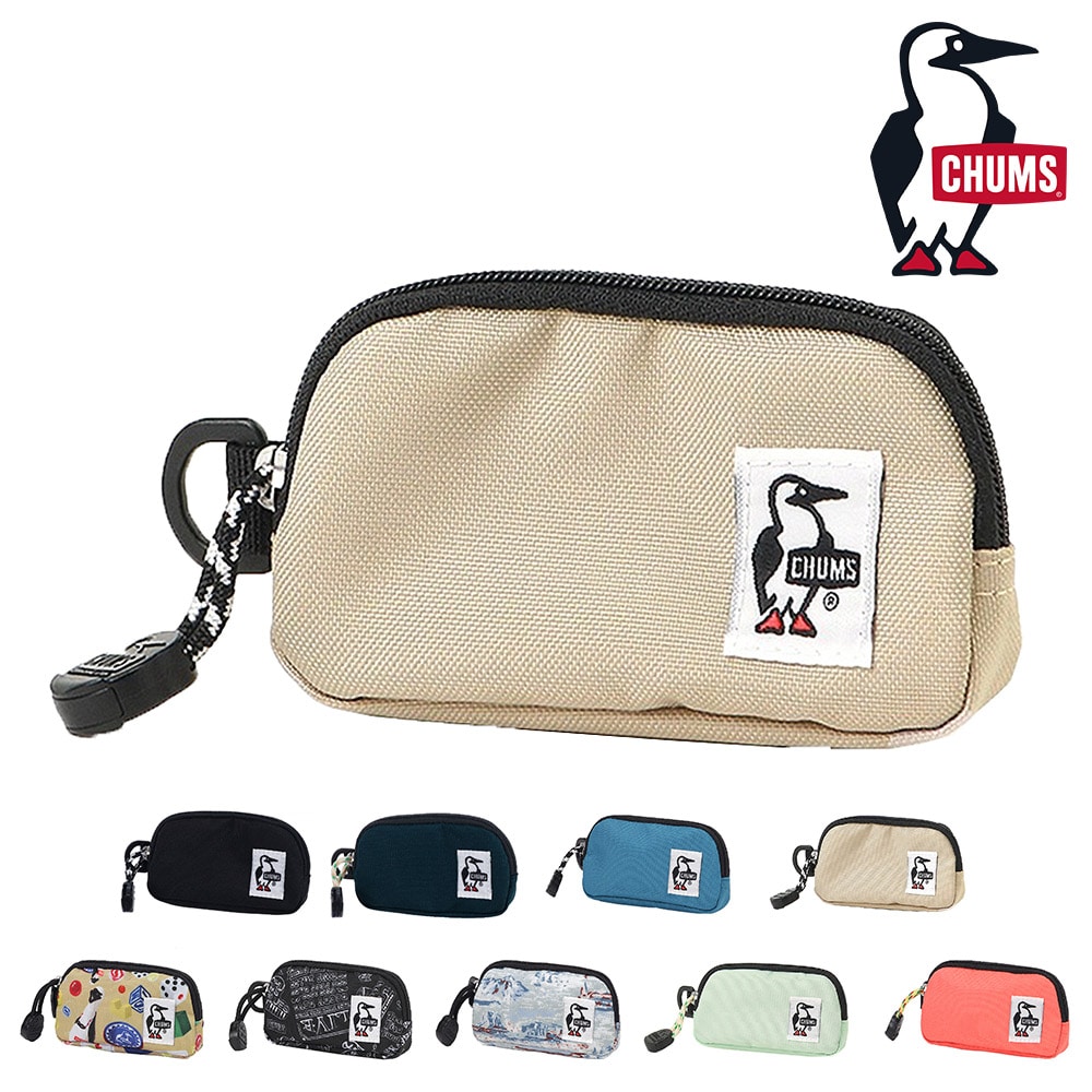 チャムス 財布 コインケース 小銭入れ ポーチ ケース 小物入れ CHUMS リサイクルコインケース CH60-3572 メンズ レディース キッズ 誕生日プレゼント ギフト ラッピング無料 一粒万倍日 吉日 【正規代理店】 3.グレージュ -99x603572g057