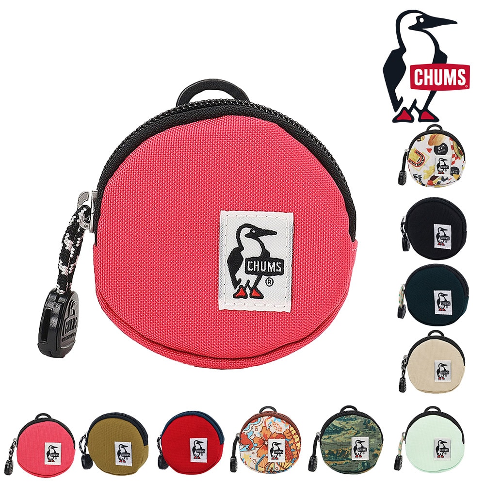 チャムス 財布 雑貨 コインケース 小銭入れ ポーチ ケース リサイクルラウンドコインケース CH60-3573 メンズ レディース キッズ 誕生日プレゼント ギフト 4.ピンク -603573r018