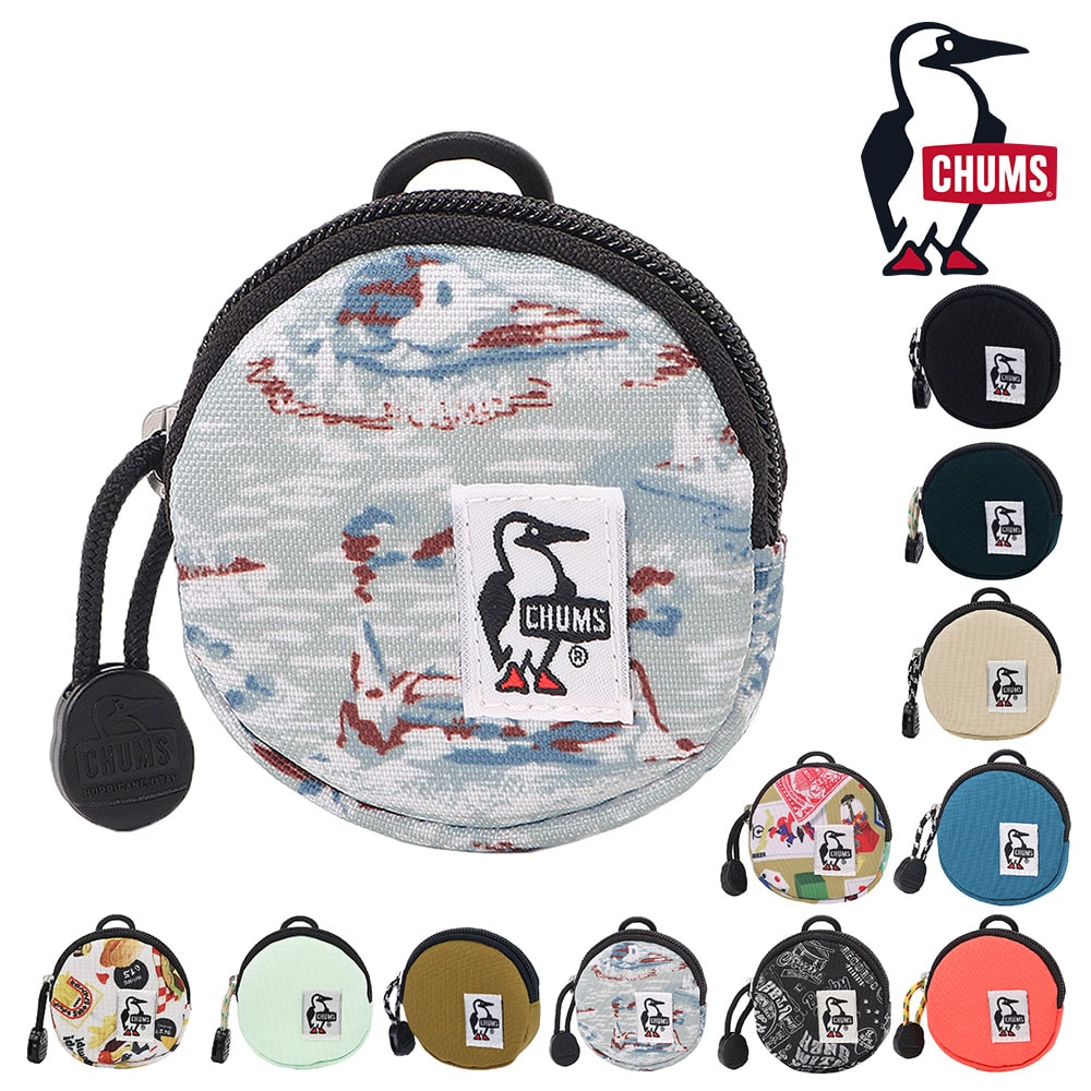 チャムス 財布 雑貨 コインケース 小銭入れ ポーチ ケース CHUMS リサイクルラウンドコインケース CH60-3573 メンズ レディース キッズ 誕生日プレゼント ギフト ラッピング無料 一粒万倍日 吉日 【正規代理店】 8.Winter MT.カモ -603573z381