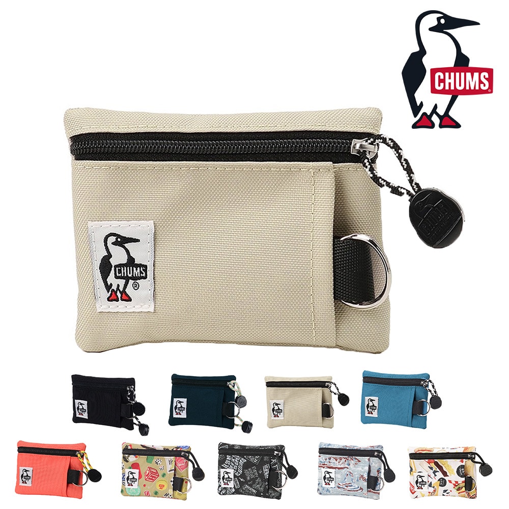 チャムス 財布 キーケース コインケース 小銭入れ スマートキーケース 鍵入れ CHUMS リサイクルキーコインケース CH60-3574 メンズ レディース キッズ 誕生日プレゼント ギフト ラッピング無料 一粒万倍日 吉日 【正規代理店】 3.グレージュ -603574g057
