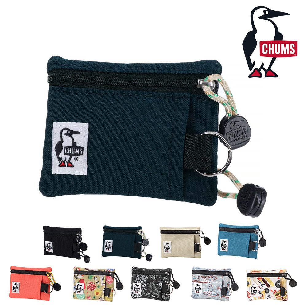 チャムス 財布 キーケース コインケース 小銭入れ スマートキーケース 鍵入れ CHUMS リサイクルキーコインケース CH60-3574 メンズ レディース キッズ 誕生日プレゼント ギフト ラッピング無料 一粒万倍日 吉日 【正規代理店】 2.ネイビー -99x603574n001