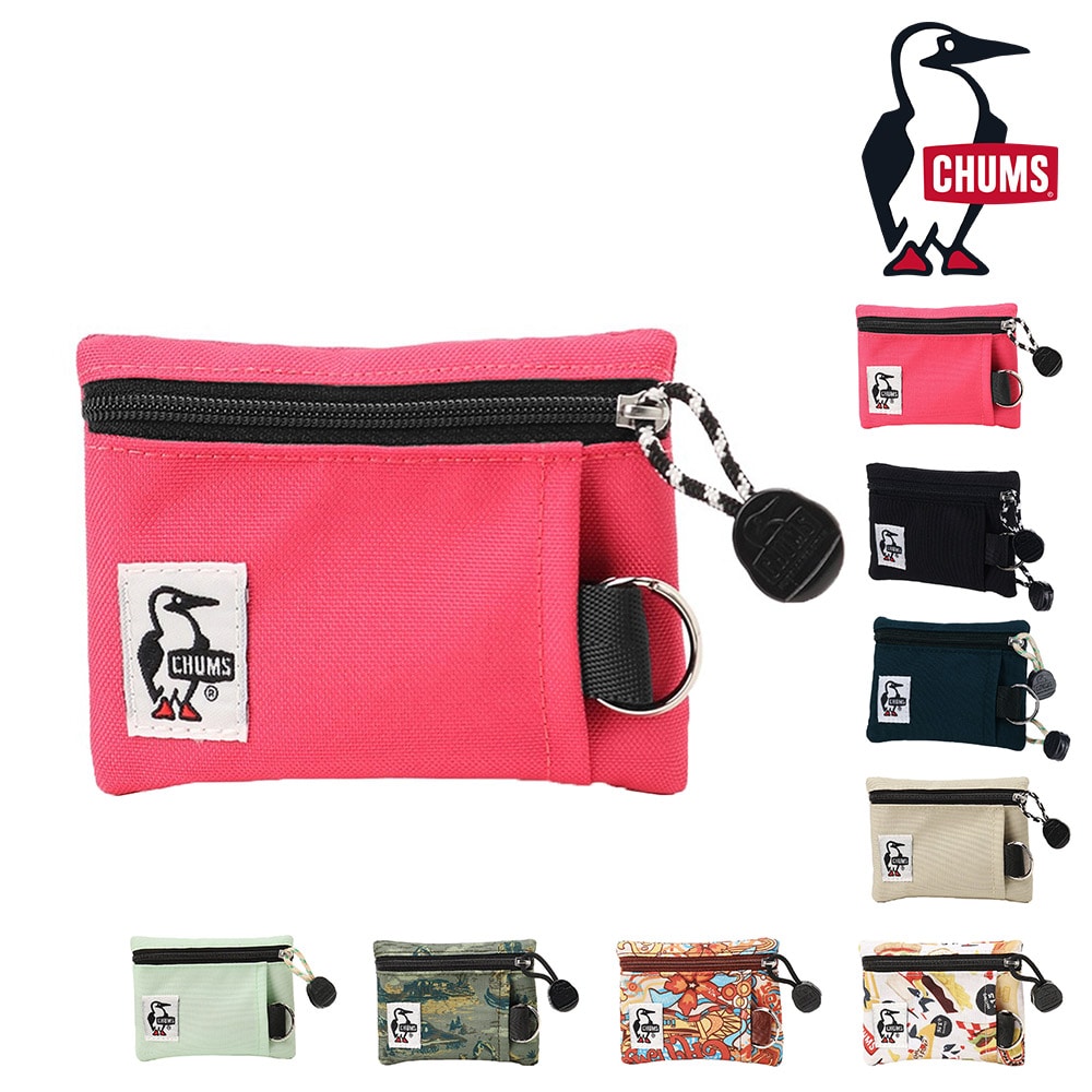 チャムス 財布 キーケース コインケース 小銭入れ スマートキーケース 鍵入れリサイクルキーコインケース CH60-3574 メンズ レディース キッズ 誕生日プレゼント 正規代理店 4.ピンク -603574r018