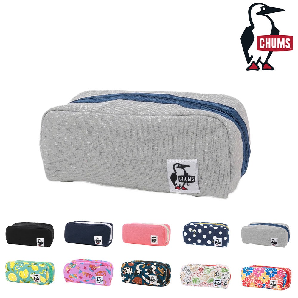 チャムス 小物入れ ポーチ ペンケース CHUMS ハリケーンポーチ スウェット CH60-3592 メンズ レディース キッズ プレゼント ギフト 【正規代理店】 2.ヘザーグレー -603592g005