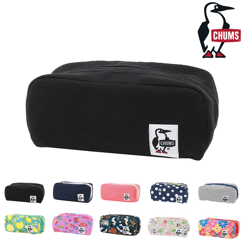 チャムス 小物入れ ポーチ ペンケース CHUMS ハリケーンポーチ スウェット CH60-3592 メンズ レディース キッズ プレゼント ギフト 【正規代理店】 1.ブラック -603592k001