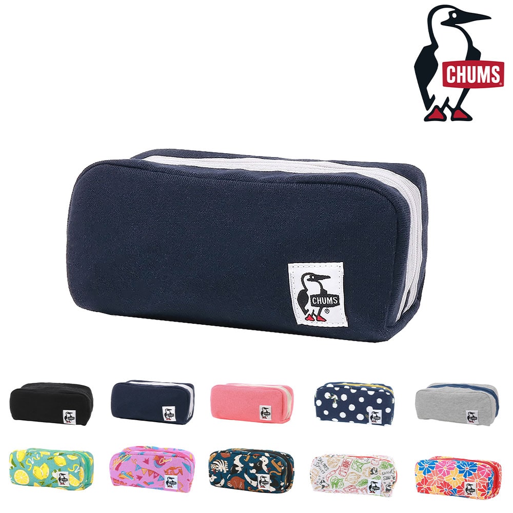 チャムス 小物入れ ポーチ ペンケース CHUMS ハリケーンポーチ スウェット CH60-3592 メンズ レディース キッズ プレゼント ギフト 【正規代理店】 3.ネイビー -603592n001
