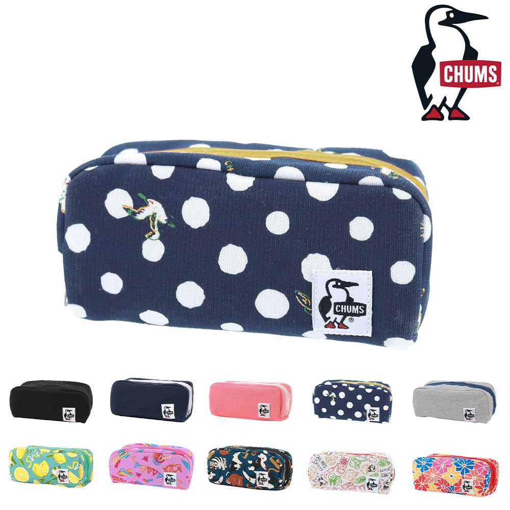 チャムス 小物入れ ポーチ ペンケース CHUMS ハリケーンポーチ スウェット CH60-3592 メンズ レディース キッズ プレゼント ギフト 【正規代理店】 8.ハッピードット -603592z325