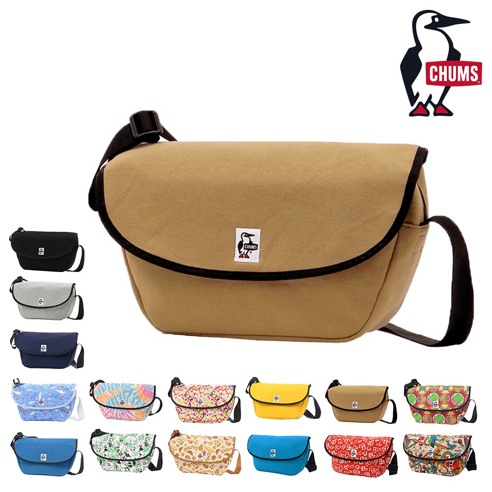 チャムス CHUMS ショルダーバッグ Round Flap Shoulder Bag Sweat ラウンドフラップショルダーバッグスウェット CH60-3601 8.ベージュ -99x603601b001 メンズ レディース メンズ レディース