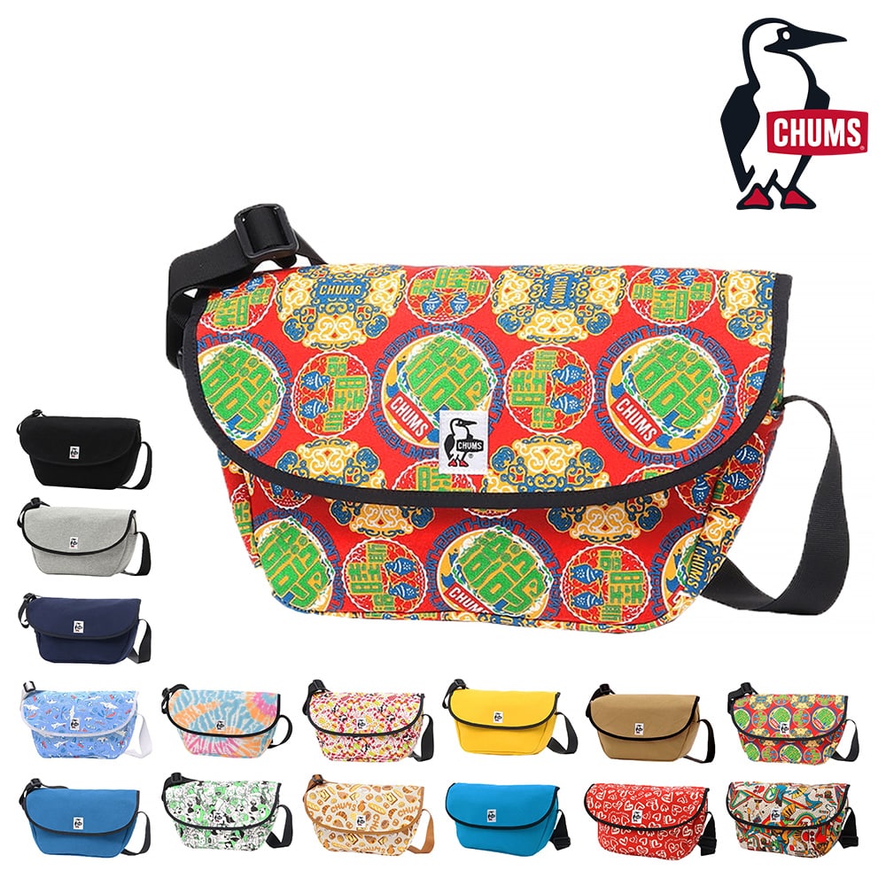 チャムス CHUMS ショルダーバッグ Round Flap Shoulder Bag Sweat ラウンドフラップショルダーバッグスウェット CH60-3601 9.チャイニーズ -99x603601z288 メンズ レディース メンズ レディース