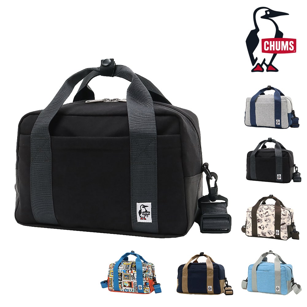 チャムス バッグ カメラバッグ ショルダーバッグ 2WAY CHUMS スウェットナイロン カメラボストン 5L CH60-3603 メンズ レディース キッズ 送料無料 誕生日プレゼント ギフト ラッピング無料 【正規代理店】 2.ブラックxチャコール -99x603603k018