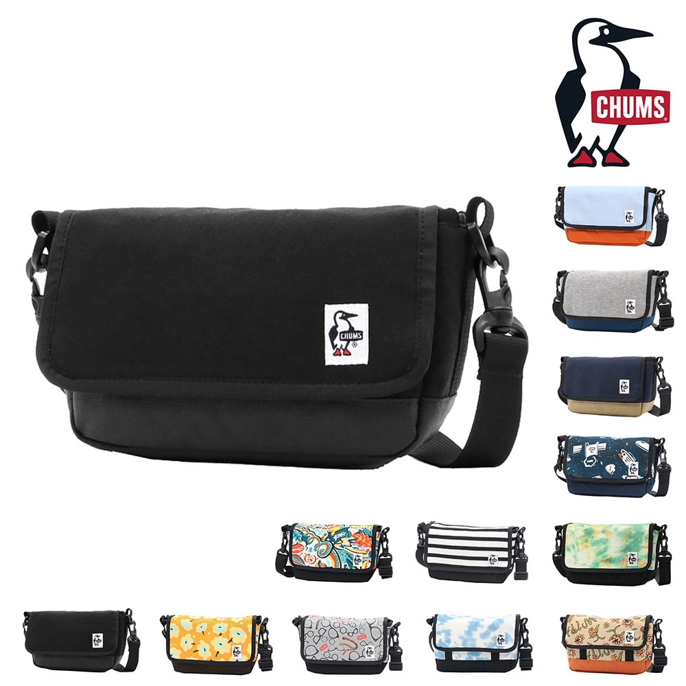 チャムス カメラバッグ ショルダーバッグ スウェットナイロン スモールカメラショルダー 2L CH60-3604 メンズ レディース キッズ プレゼント 2.ブラックxチャコール -99x603604k018