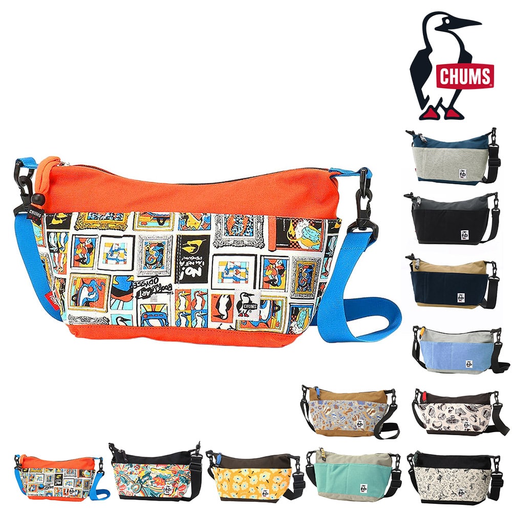 チャムス バッグ ショルダーバッグ CHUMS スウェットナイロン コレクトショルダー 5L A5サイズ CH60-3608 メンズ レディース キッズ 送料無料 誕生日プレゼント ギフト ラッピング無料 【正規代理店】 7.アートブービー -603608z378