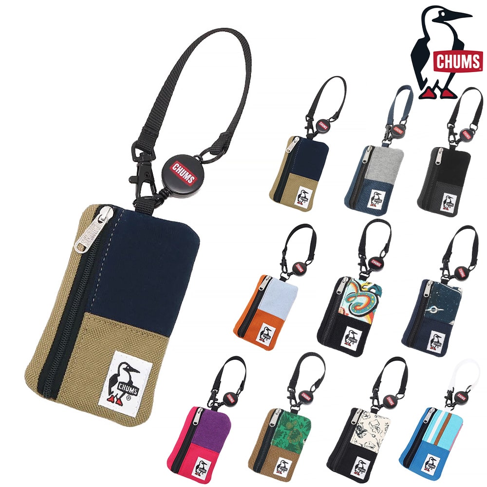チャムス CHUMS 定期入れ Commuter Pass Case Sweat Nylon コミューターパスケーススウェットナイロン ch60-3619 3.ネイビーxベージュ -99x603619n016 メンズ レディース メンズ レディース