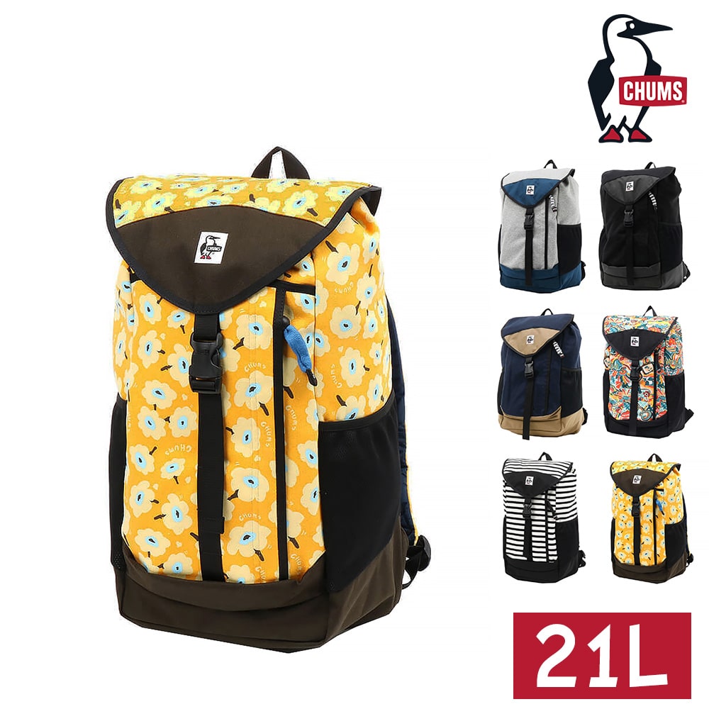 チャムス CHUMS リュック Book Pack sweat Nylon ブックパックスウェットナイロン ch60-3623 6.フラワーガーデン -99x603623z289 メンズ レディース メンズ レディース