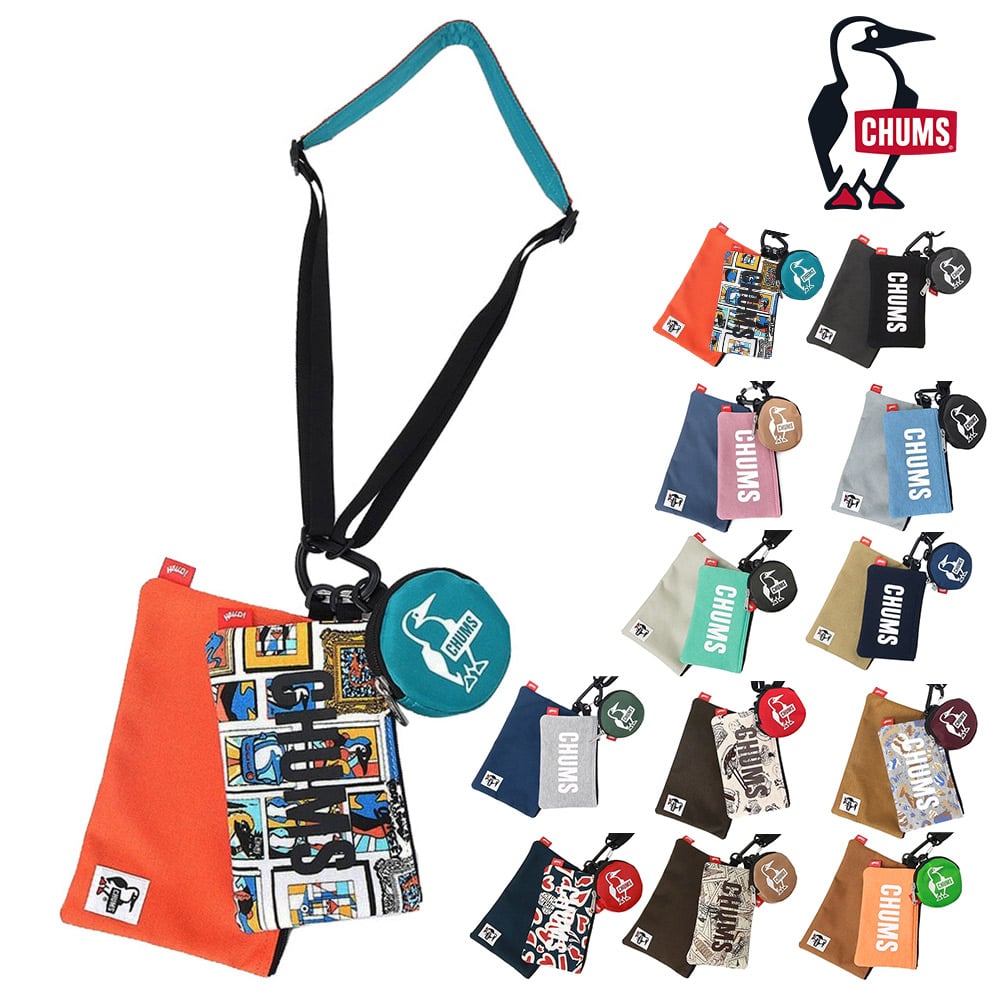 チャムス バッグ ショルダーポーチ 斜めがけ ミニショルダー コインケース セット CHUMS 3Pショルダーポーチスウェットナイロン CH60-3625 メンズ レディース キッズ 送料無料 誕生日プレゼント ギフト ラッピング無料 【正規代理店】 8.アートブービー -603625z378