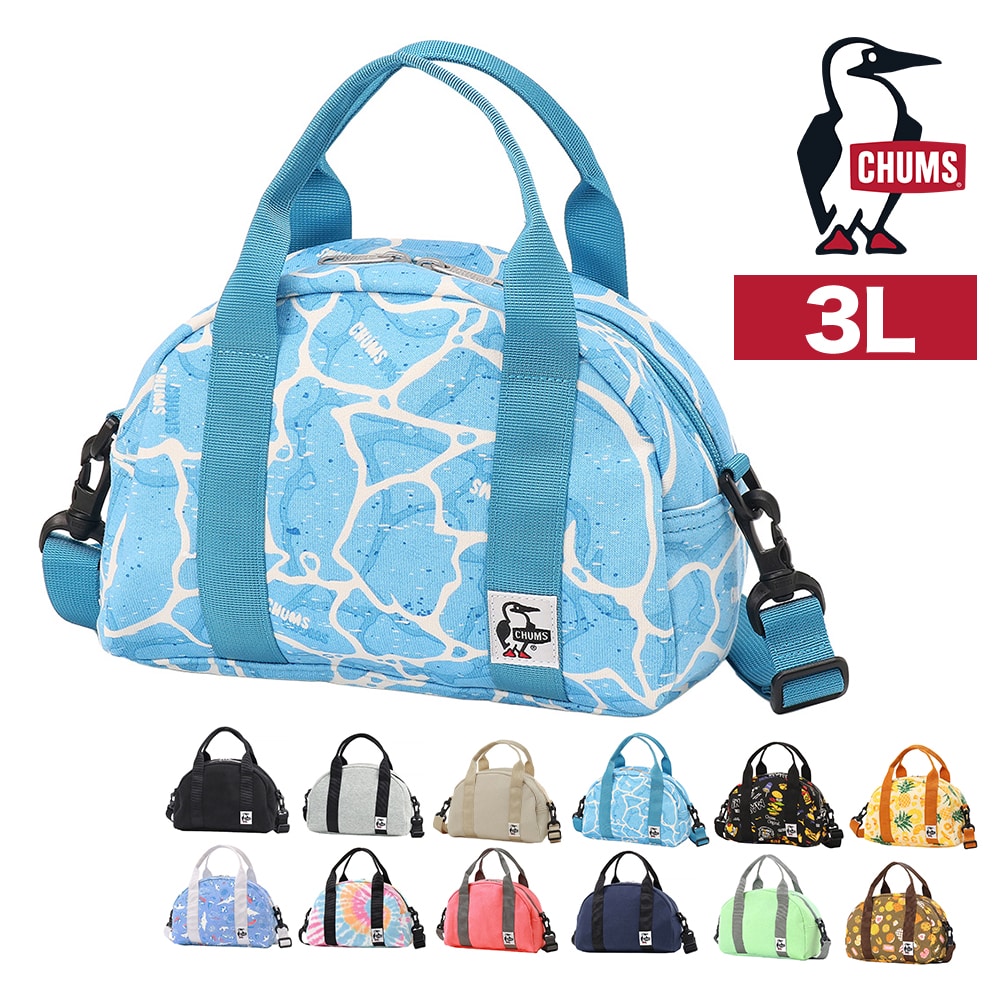チャムス ショルダーバッグ ハンドバッグ 2WAY CHUMS ミニボウリングバッグスウェット 3L CH60-3652 4.ウェーブ -603652z406