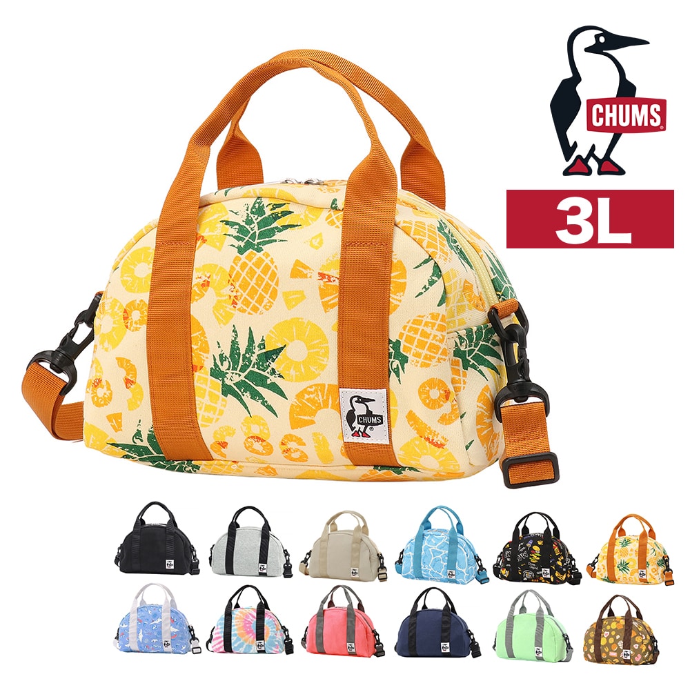 チャムス ショルダーバッグ ハンドバッグ 2WAY CHUMS ミニボウリングバッグスウェット 3L CH60-3652 6.スタンプ -603652z408