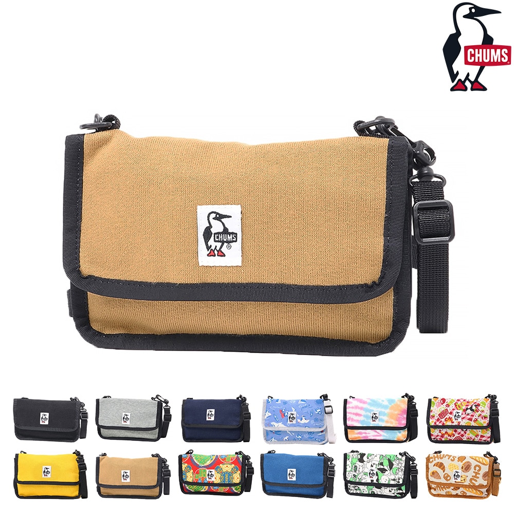 チャムス CHUMS ショルダーポーチ Mini Pouch Sweat ミニポーチスウェット CH60-3653 8.ベージュ -99x603653b001 メンズ レディース メンズ レディース