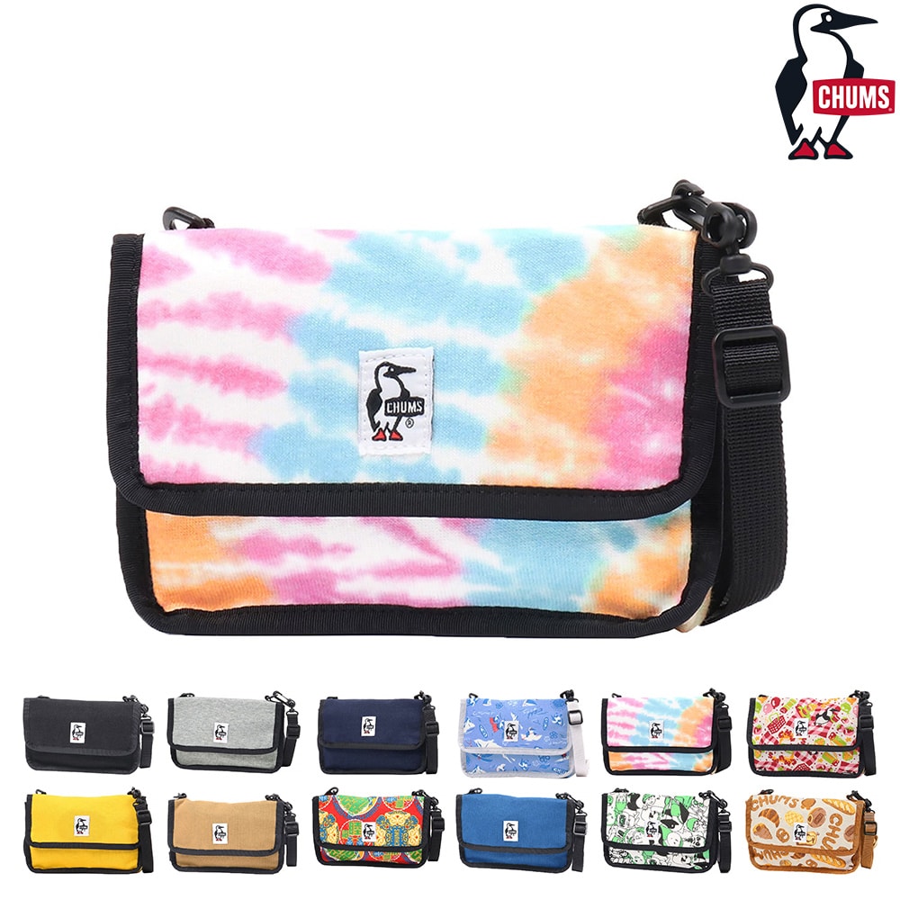 チャムス CHUMS ショルダーポーチ Mini Pouch Sweat ミニポーチスウェット CH60-3653 5.タイダイSPR -99x603653z077 メンズ レディース メンズ レディース