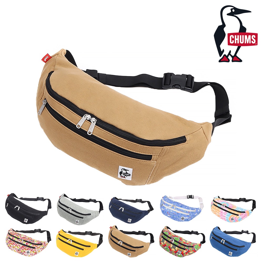 チャムス CHUMS ウエストバッグ Fanny Pack Sweat ファニーパックスウェット CH60-3654 8.ベージュ -99x603654b001 メンズ レディース メンズ レディース