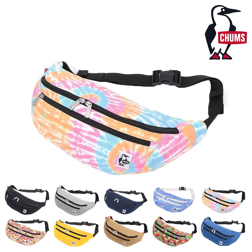 チャムス CHUMS ウエストバッグ Fanny Pack Sweat ファニーパックスウェット CH60-3654 5.タイダイSPR -99x603654z077 メンズ レディース メンズ レディース