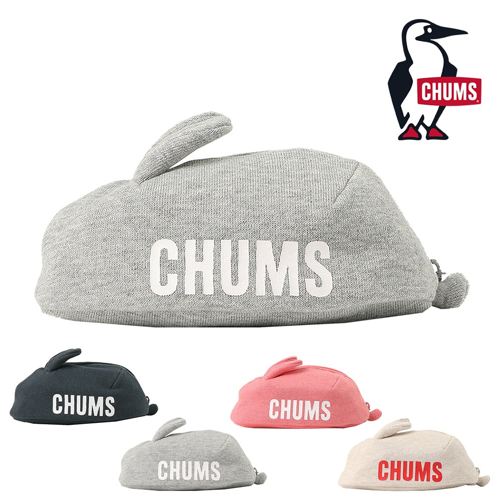 チャムス バッグ ポーチ 小物入れ マルチケース CHUMS アニマルズ ラビットポーチスウェット CH60-3658 メンズ レディース キッズ 誕生日プレゼント ギフト ラッピング 【正規代理店】 2.ヘザーグレー -603658g005