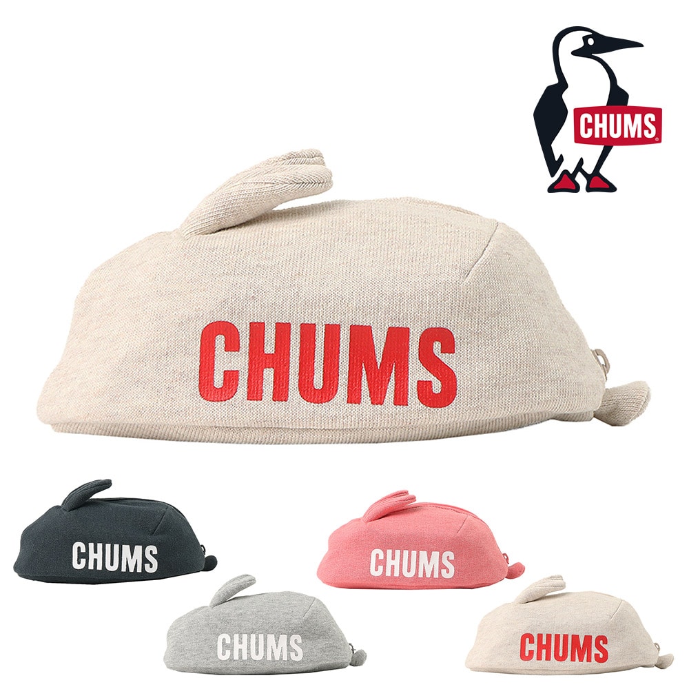 チャムス バッグ ポーチ 小物入れ マルチケース CHUMS アニマルズ ラビットポーチスウェット CH60-3658 メンズ レディース キッズ 誕生日プレゼント ギフト ラッピング 【正規代理店】 4,ヘザーナチュラル -603658w003