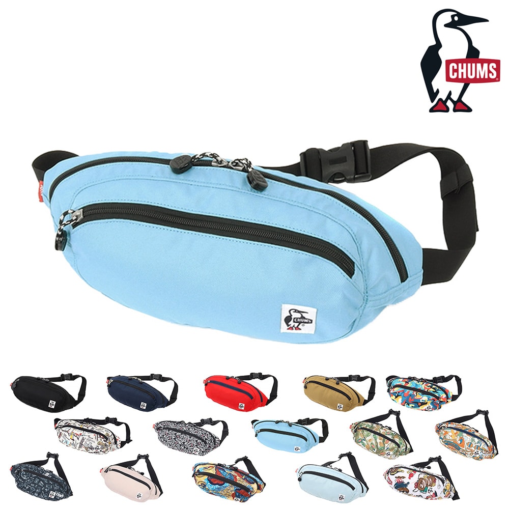 チャムス CHUMS ウエストバッグ Recycle Small Oval Waist Pack リサイクルスモールオーバルウエストパック ch60-3688 8.スカイ -99x603688a056 メンズ レディース メンズ レディース