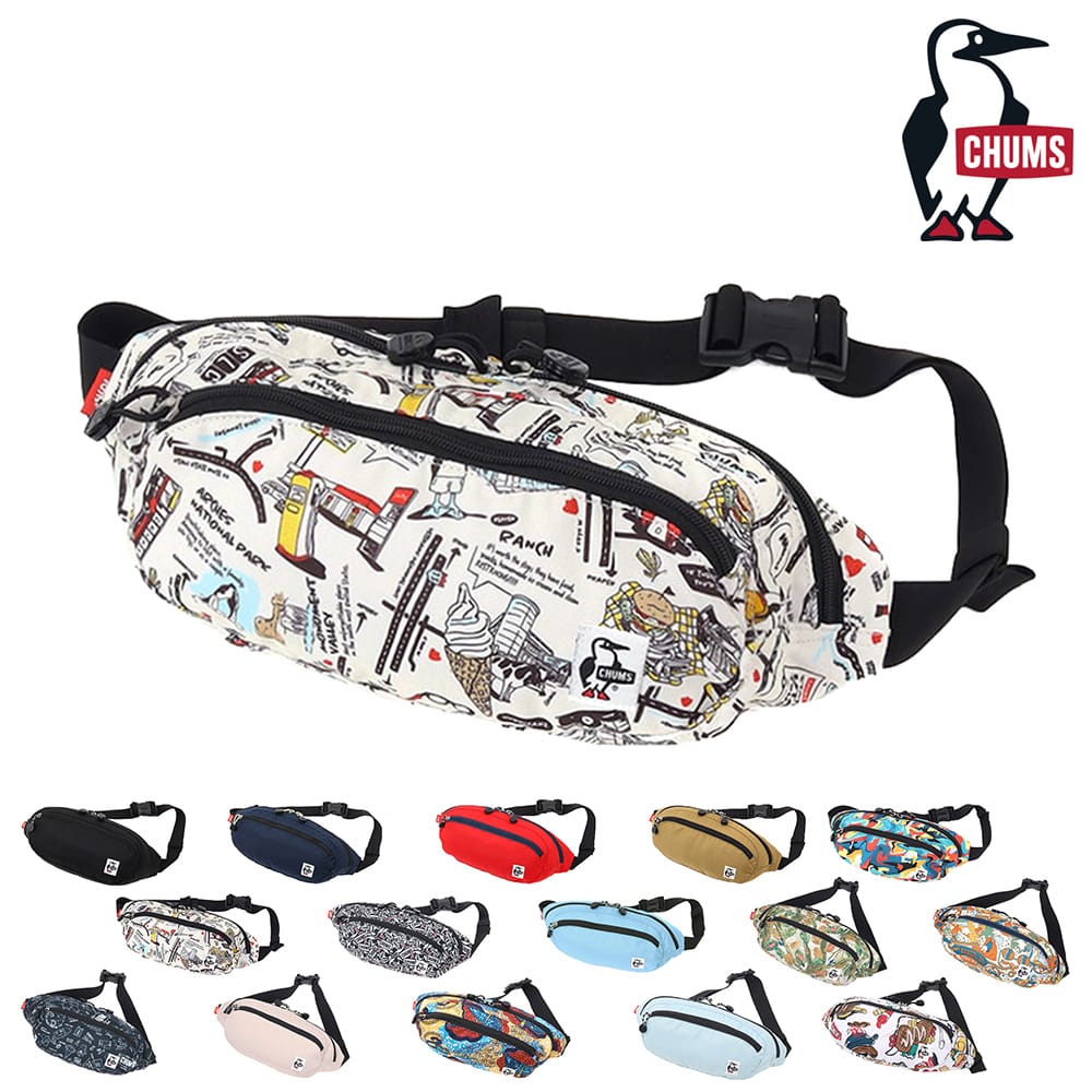 チャムス CHUMS ウエストバッグ Recycle Small Oval Waist Pack リサイクルスモールオーバルウエストパック ch60-3688 6.トラベル -99x603688z306 メンズ レディース メンズ レディース