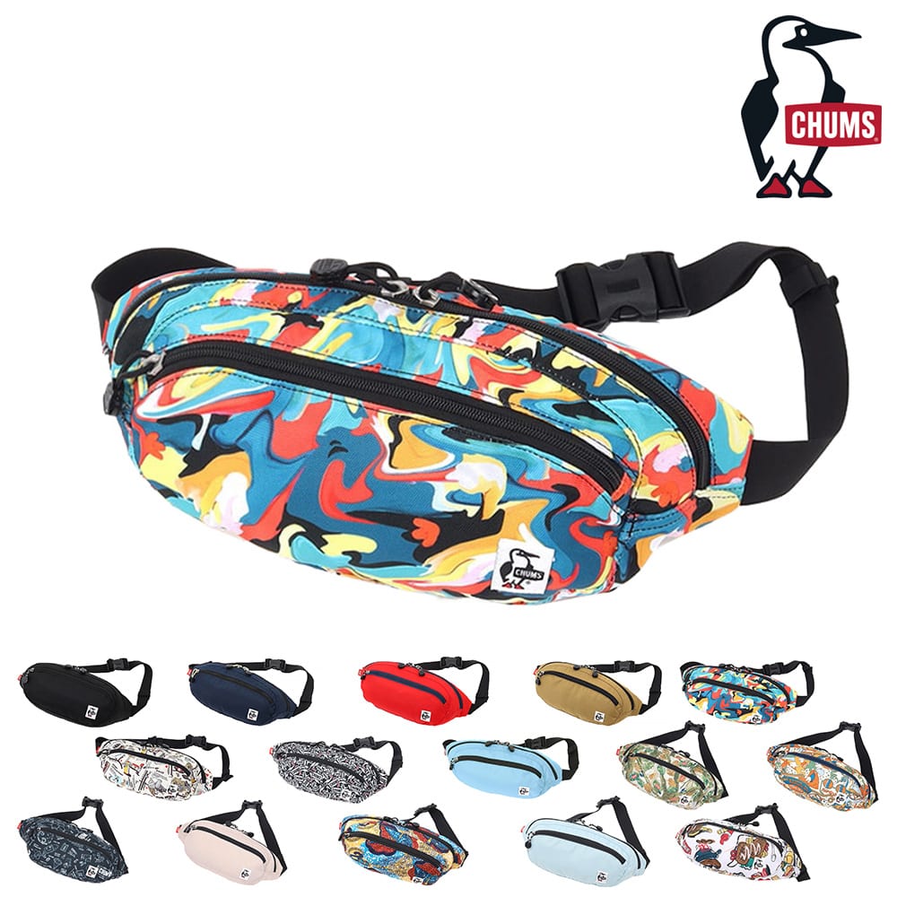 チャムス CHUMS ウエストバッグ Recycle Small Oval Waist Pack リサイクルスモールオーバルウエストパック ch60-3688 5.マーブル -99x603688z307 メンズ レディース メンズ レディース