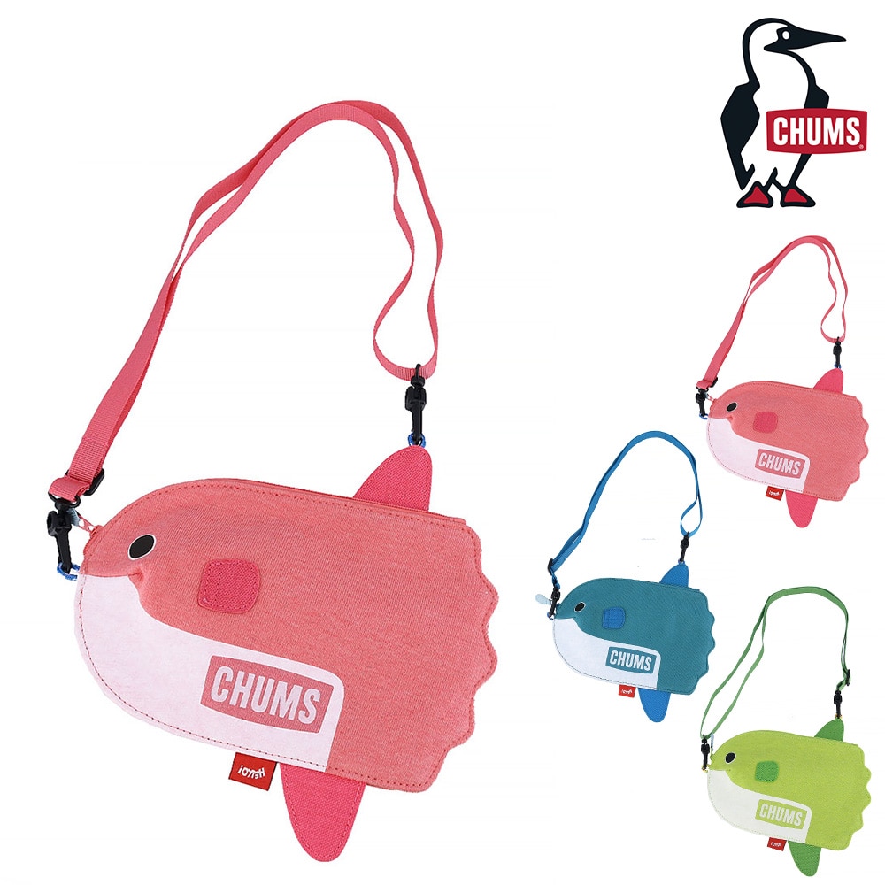 チャムス CHUMS ショルダーバッグ Sunfish Shoulder Pouch サンフィッシュショルダーポーチ CH60-3715 1.ピンク -99x603715r018 メンズ レディース メンズ レディース